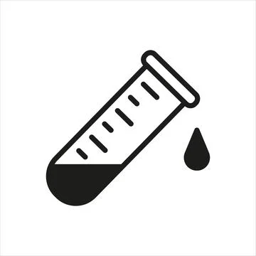 Test tube icon vector design templates simple and modern Stock Illustration