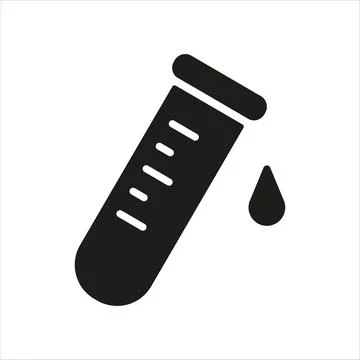 Test tube icon vector design templates simple and modern Stock Illustration