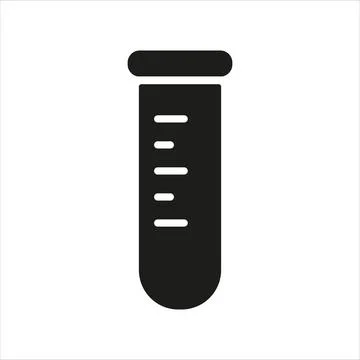 Test tube icon vector design templates simple and modern Illustrazione stock