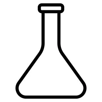 Test tube icon vector Stock Illustration