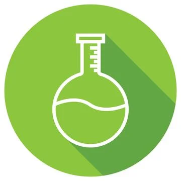 Test tube icon vector Stock Illustration