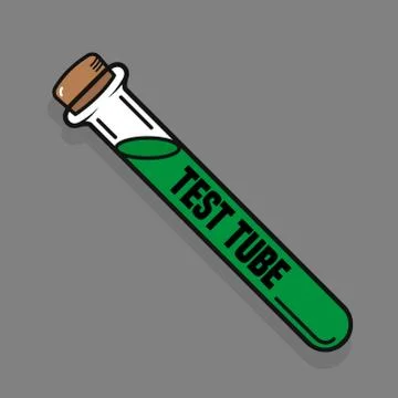 Test tube Stock Illustration