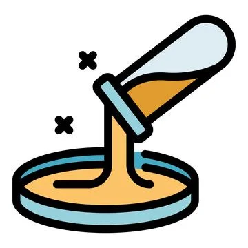 Test tube lab icon vector flat 스톡 일러스트