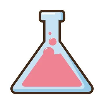 Test tube laboratory Stock Illustration