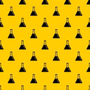 Test tube with oil pattern vector イラスト素材