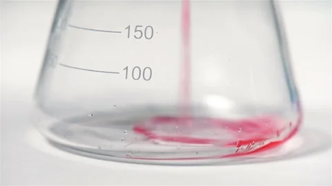 Test Tube With Red Liquid Stock Footage 101831215