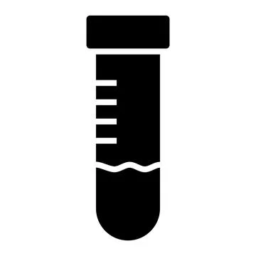 Test tube Vector Icon Design Illustration Stock Illustration