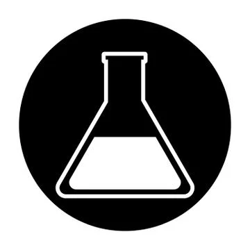 Test tube vector icon Stock Illustration