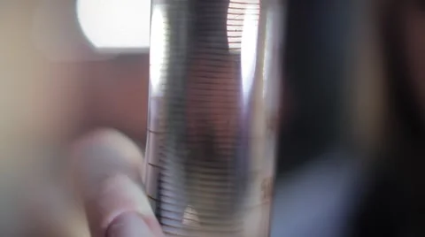 Test tubes in the background in the face blurring Stock-Footage 53821856