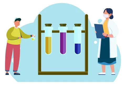 Test Tubes Concept Illustration Stock Illustration