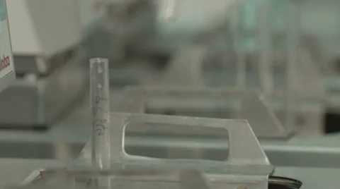 Test tubes, glass Stock Footage 42753943
