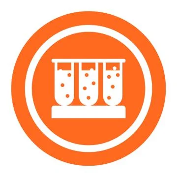 Test tubes icons Stock Illustration