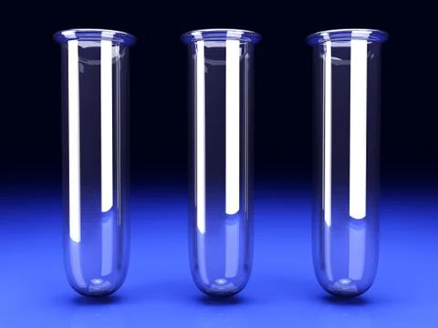 Test tubes. Illustrazione stock