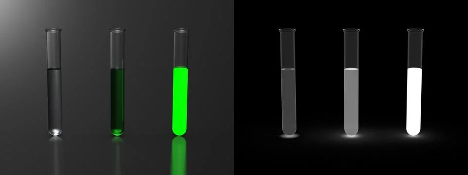 Test tubes 库存插图