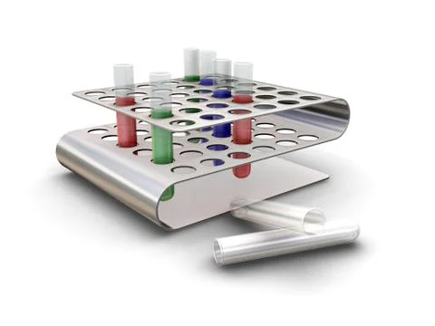 Test tubes Stock Illustration