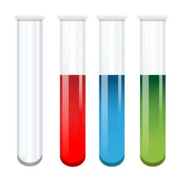 Test tubes Stock Illustration