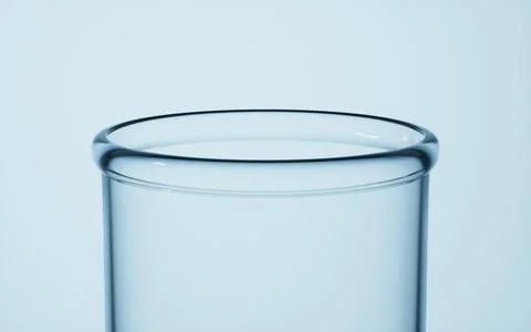 Test tubes in the lab, 3d rendering. Illustrazione stock