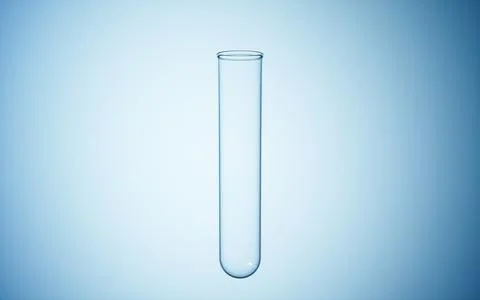 Test tubes in the lab, 3d rendering. Illustrazione stock