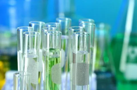 TEst Tubes in Laboratory Stock Photos