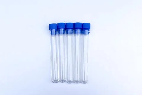 Test tubes in the laboratory Stockfoto's