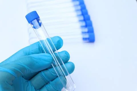 Test tubes in the laboratory Stock Photos