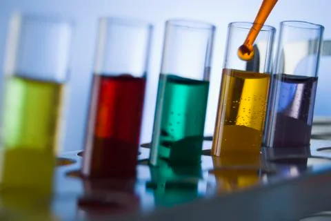 Test tubes Stock-Fotos