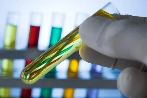 Test tubes 스톡 사진