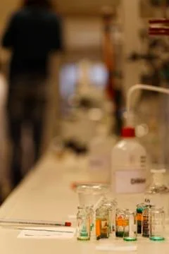 Test tubes 스톡 사진