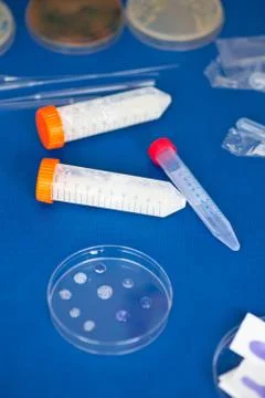 Test tubes Stockfoto's