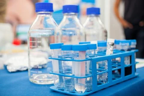 Test Tubes Foto stock