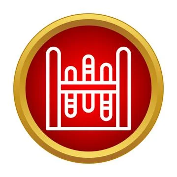 Test tubes rack icon representing scientific laboratory research 스톡 일러스트