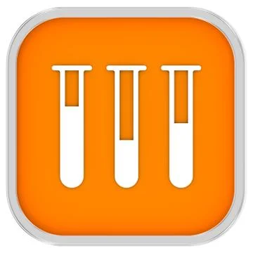 Test tubes sign Stock Photos