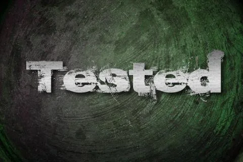 Tested concept Stock Illustration