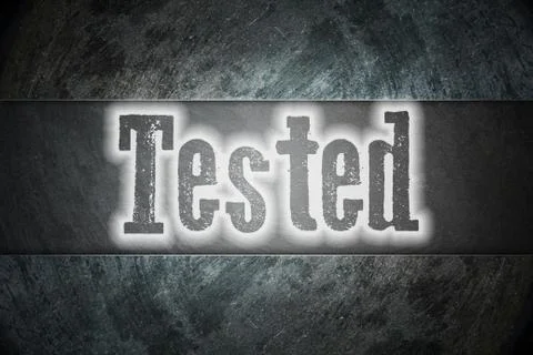 Tested concept Stock Illustration