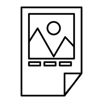 Tested ink paper with printer marks icon Stock Illustration