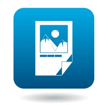 Tested ink paper with printer marks icon Stock Illustration