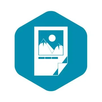 Tested ink paper with printer marks icon Stock Illustration