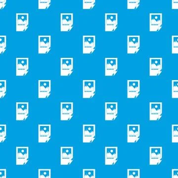 Tested ink paper with printer marks pattern seamless blue Stock Illustration