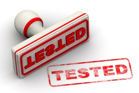 Tested. The seal Ilustração Stock