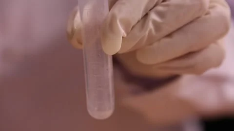 Tester experimenter tube sampling (1) Stock Footage 202235490