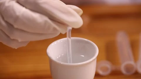 Tester experimenter tube sampling (3) Stock Footage 202235489