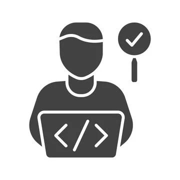 Tester icon vector image. Stock Illustration