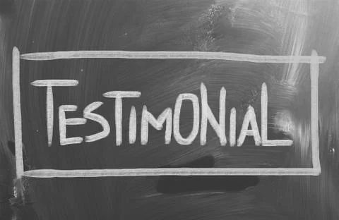 Testimonial concept Stock Illustration