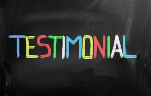 Testimonial concept Stock Illustration