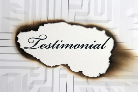 Testimonial concept Stock Illustration