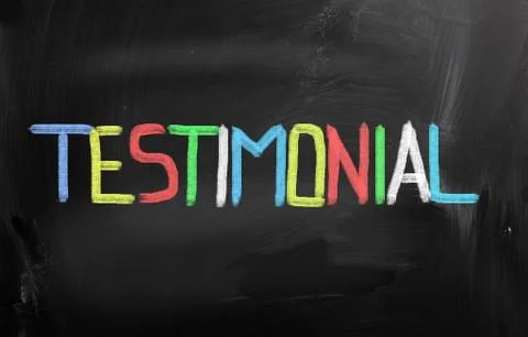 Testimonial Concept Stock Illustration