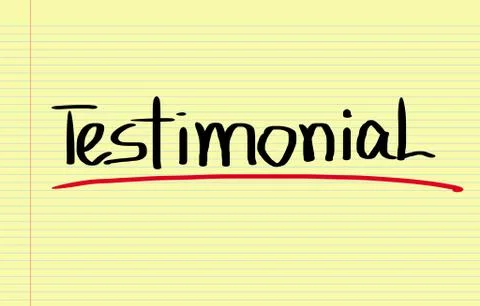 Testimonial Concept Stock Illustration