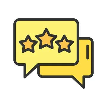 Testimonial Icon Image. Stock Illustration