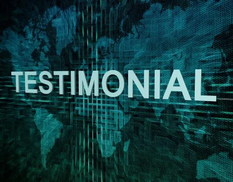 Testimonial Stock Illustration