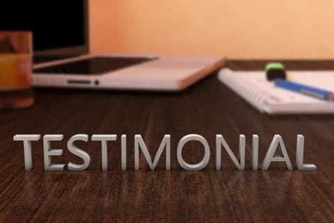 Testimonial Stock Illustration